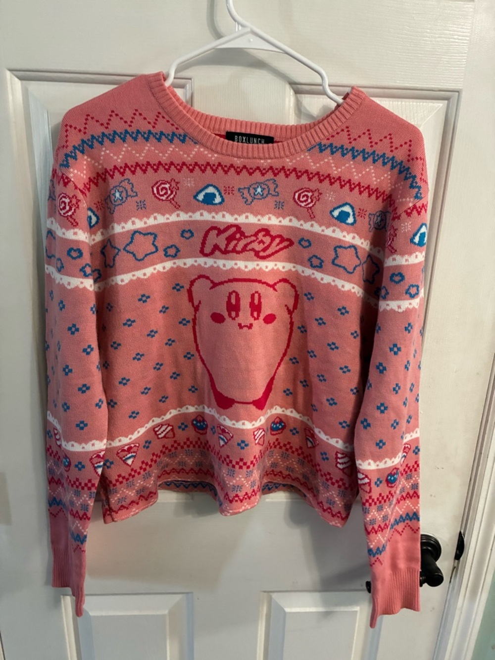 BoxLunch Pink Kirby Crewneck Sweater - Women's